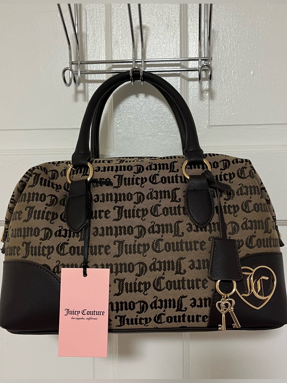 Juicy Couture Brown Satchel Bag
